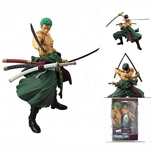 One Piece Roronoa Zoro 3 Swords Style Multi Action Figure